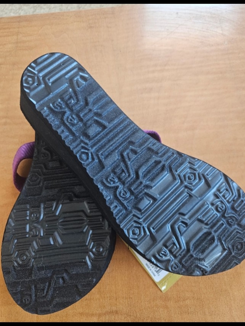 (NWT)Teva Women's Purple Wedge Loma Sandal - Picture 4 of 5